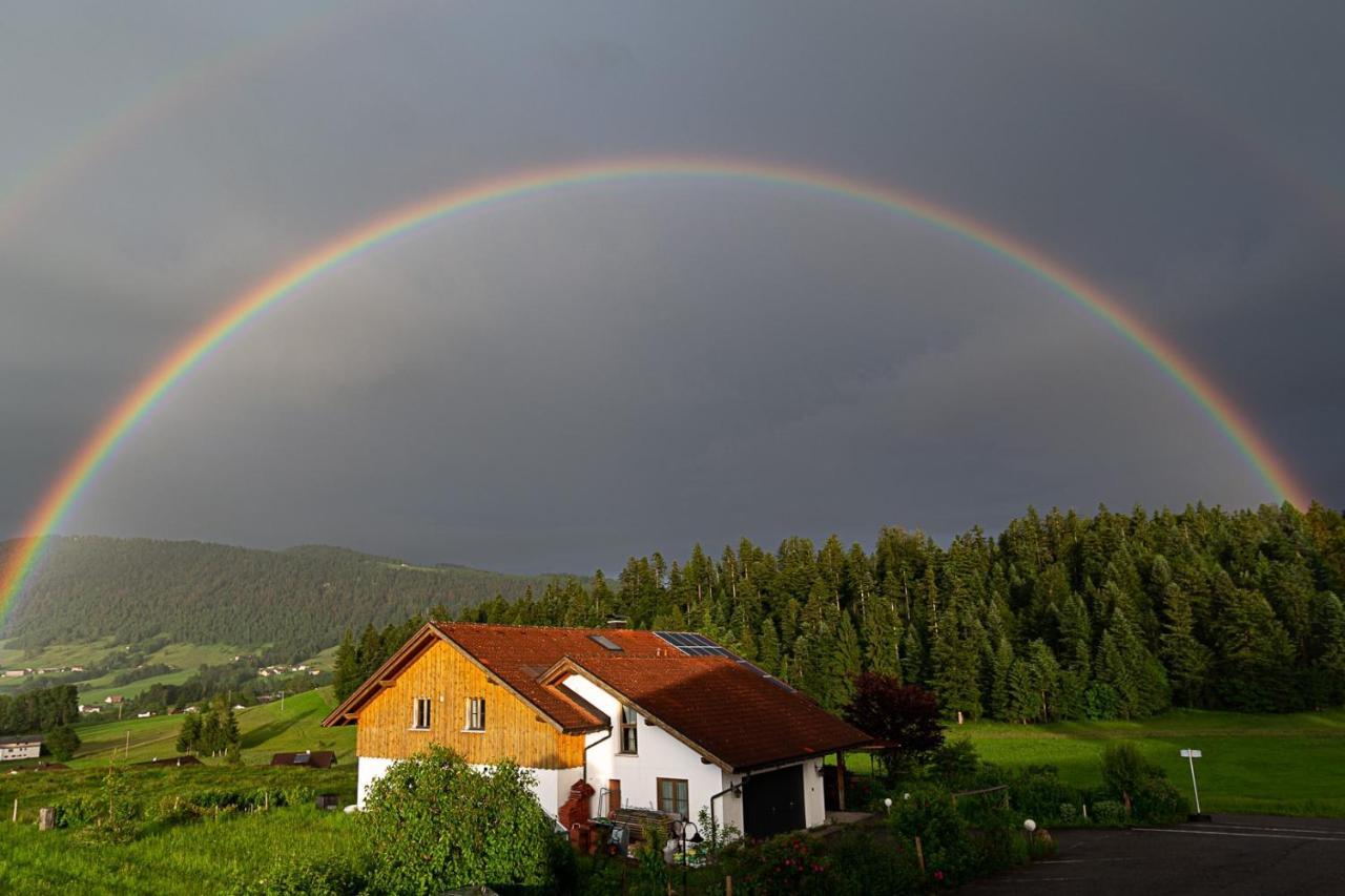 Ferienwohnungen Pension Sonnblick Krumbach  Exterior foto